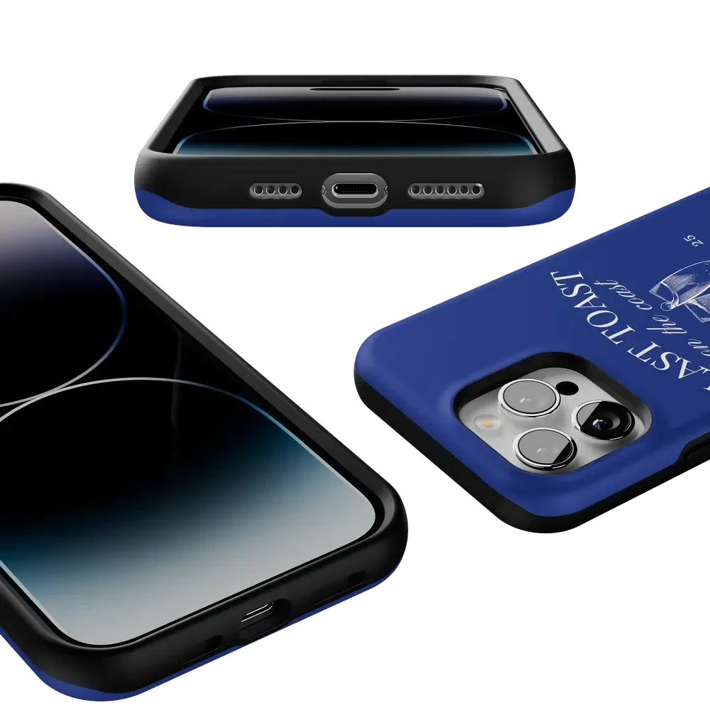 Last Toast | Blue Coastal Bachelorette Case