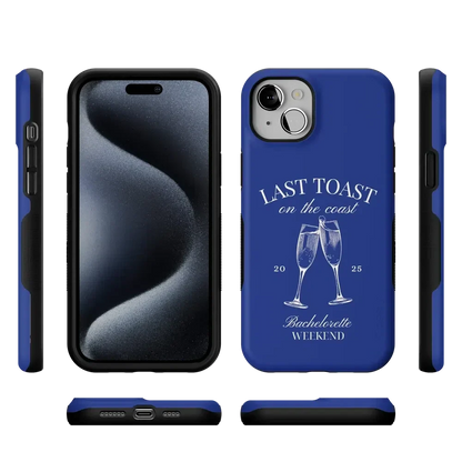 Last Toast | Blue Coastal Bachelorette Case
