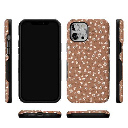 Mocha Meadow | Tiny Flowers Case