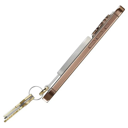 MagRing+ | Bone White Magnetic Adjustable Phone Ring with Keychain