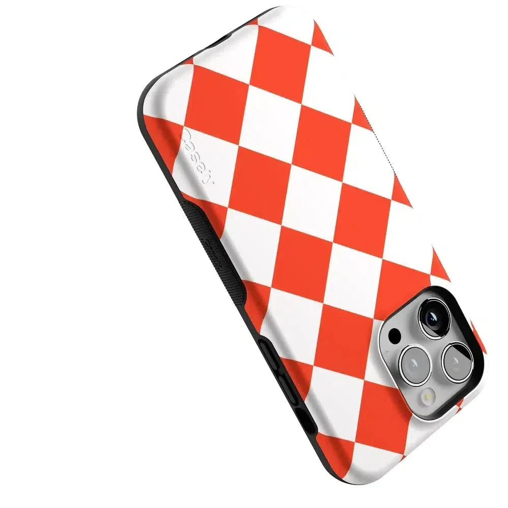 Red Checkerboard | High Contrast Design Case