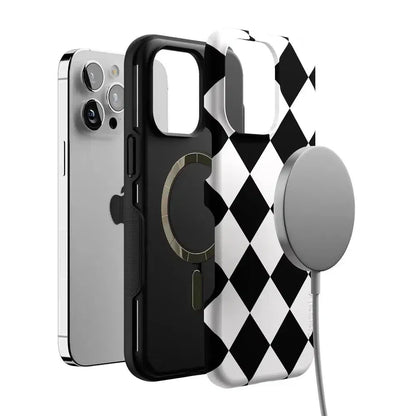 Black Checkerboard | High Contrast Design Case