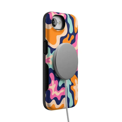 Midnight Color Splash | Abstract Retro Case