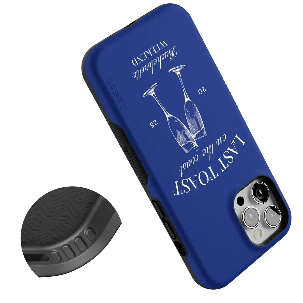 Last Toast | Blue Coastal Bachelorette Case