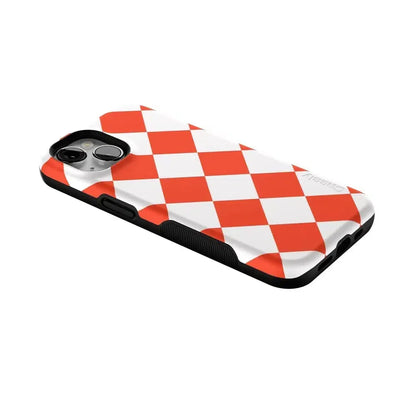 Red Checkerboard | High Contrast Design Case