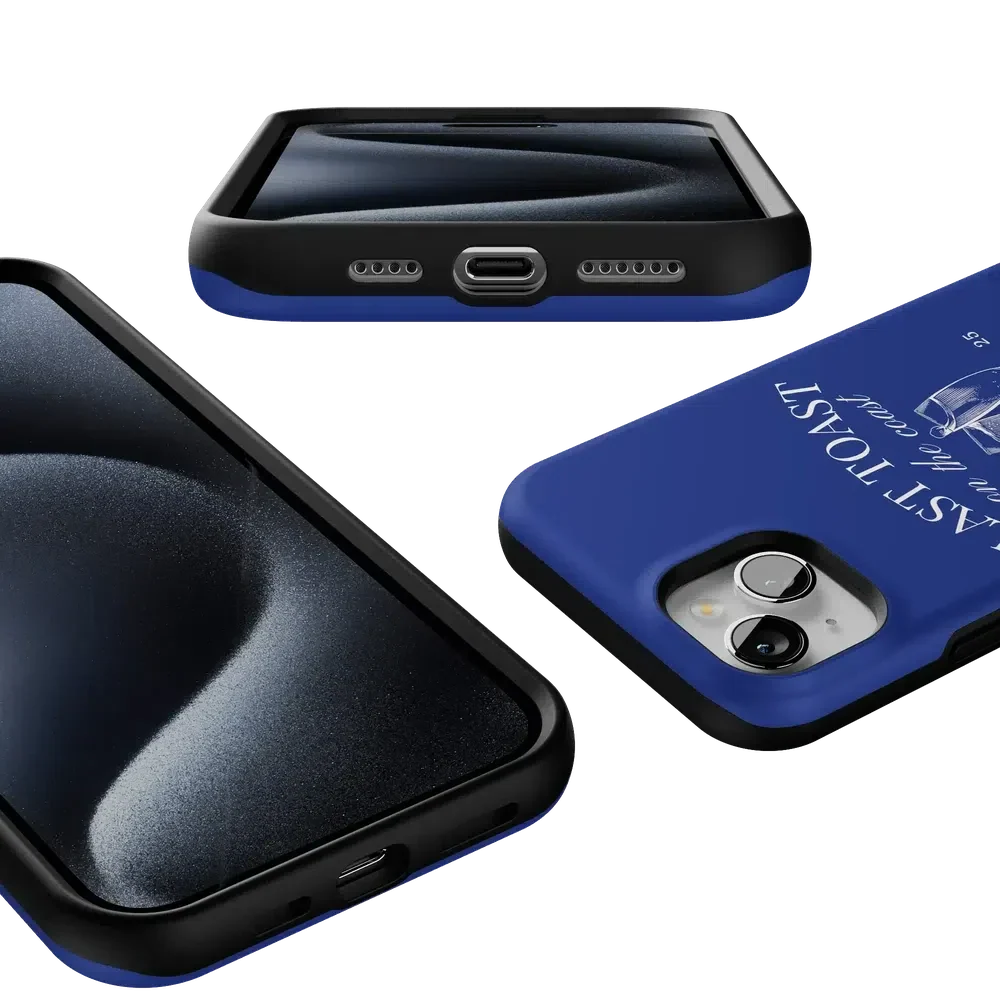 Last Toast | Blue Coastal Bachelorette Case