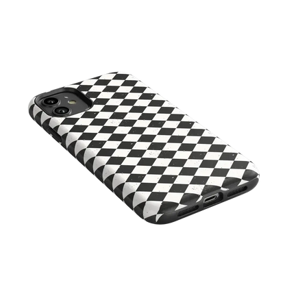 Salem's Hex | Black & White Checkered Case