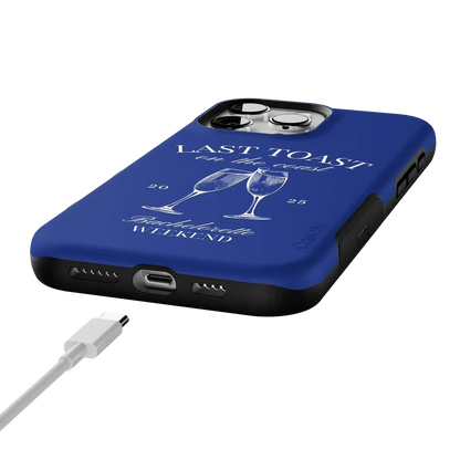 Last Toast | Blue Coastal Bachelorette Case