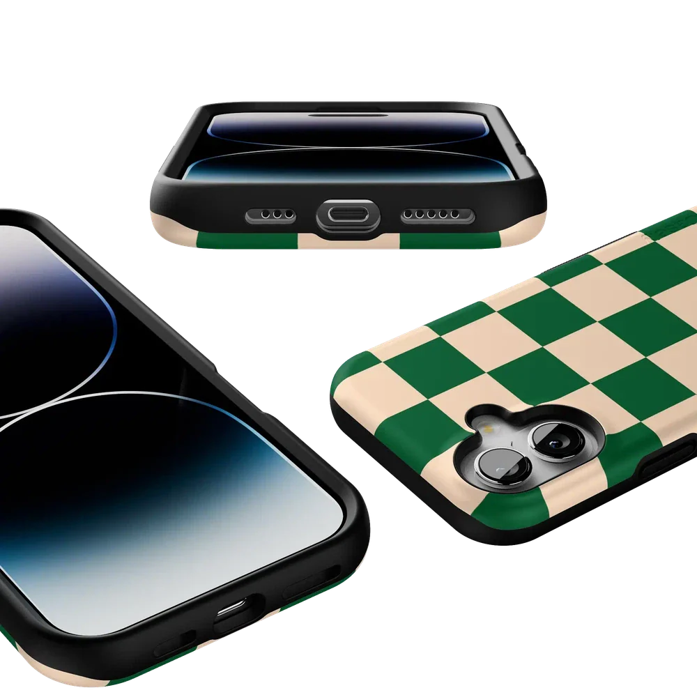 Fit Check | Green Checkerboard Case