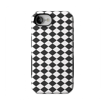 Salem's Hex | Black & White Checkered Case