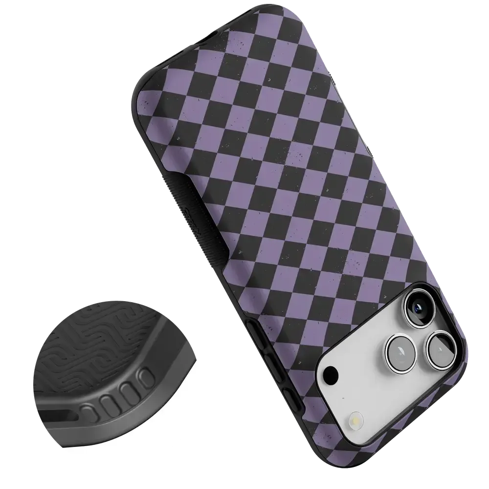 Midnight Hex | Purple Checkered Case