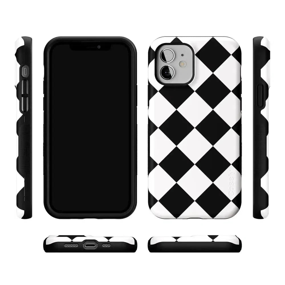 Black Checkerboard | High Contrast Design Case