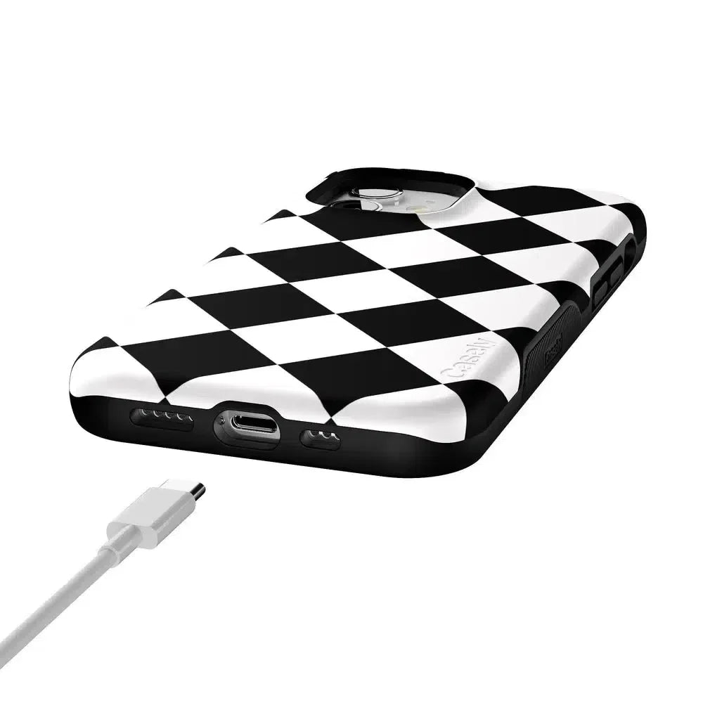 Black Checkerboard | High Contrast Design Case