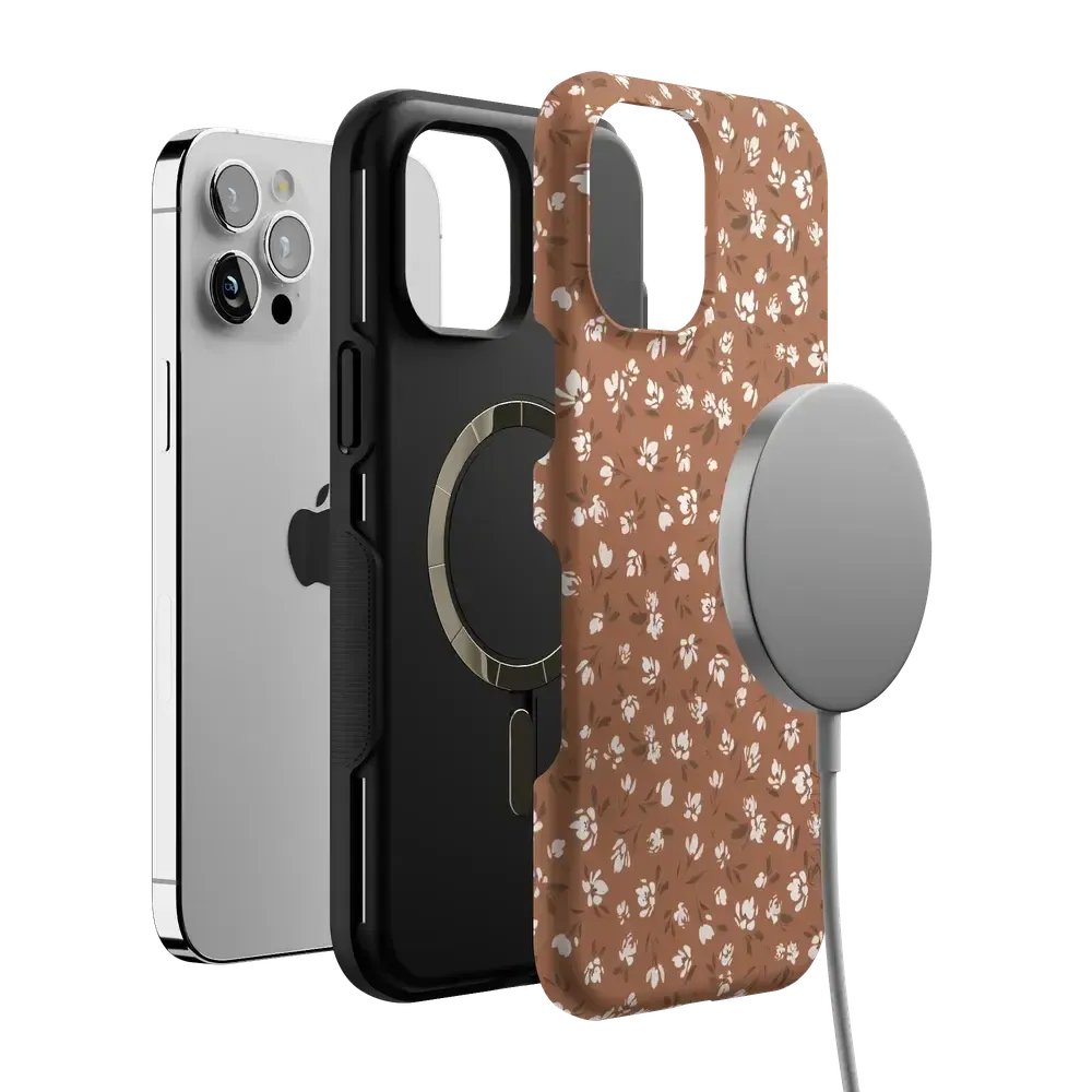 Mocha Meadow | Tiny Flowers Case