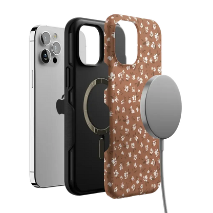 Mocha Meadow | Tiny Flowers Case