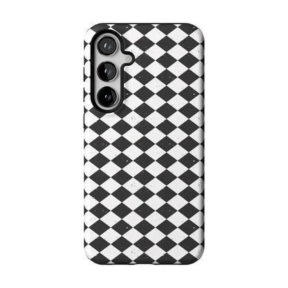 Salem's Hex | Black & White Checkered Case