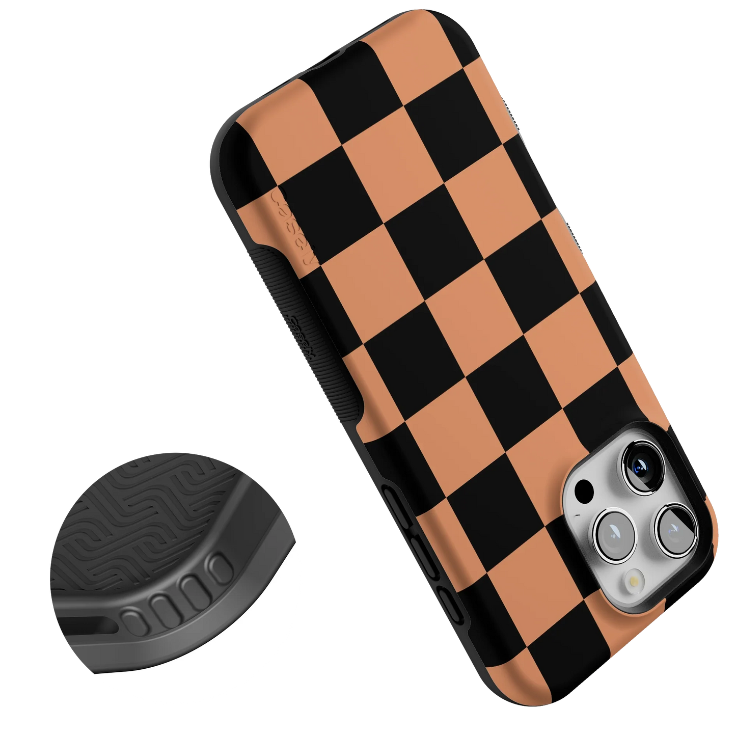 Fit Check | Black & Brown Checkerboard Case