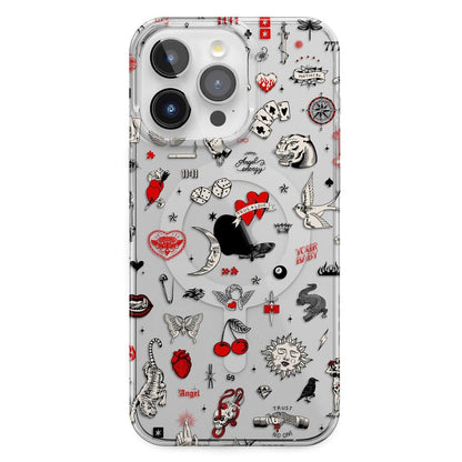 Not a Phase | Clear Flash Tattoo Case