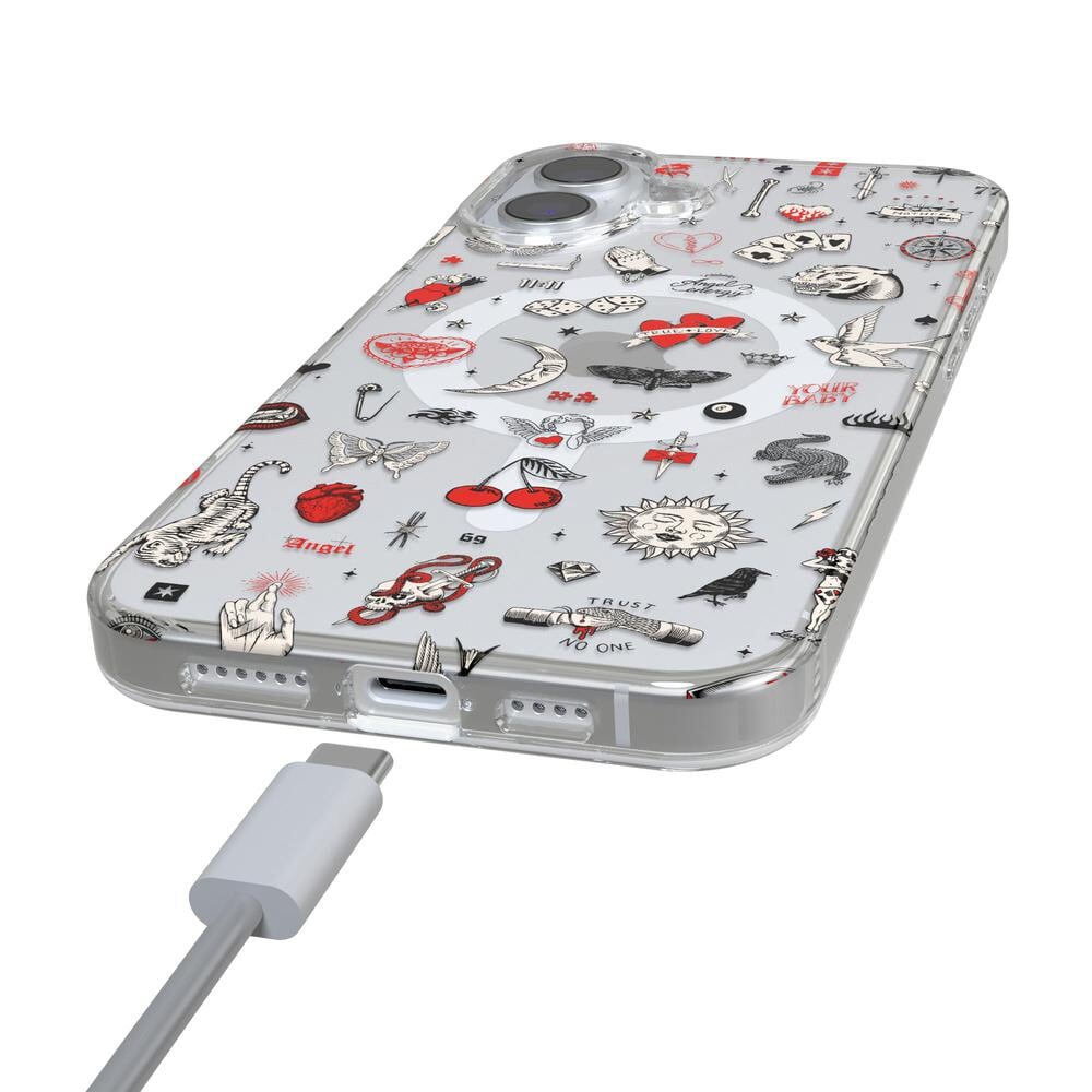 Not a Phase | Clear Flash Tattoo Case