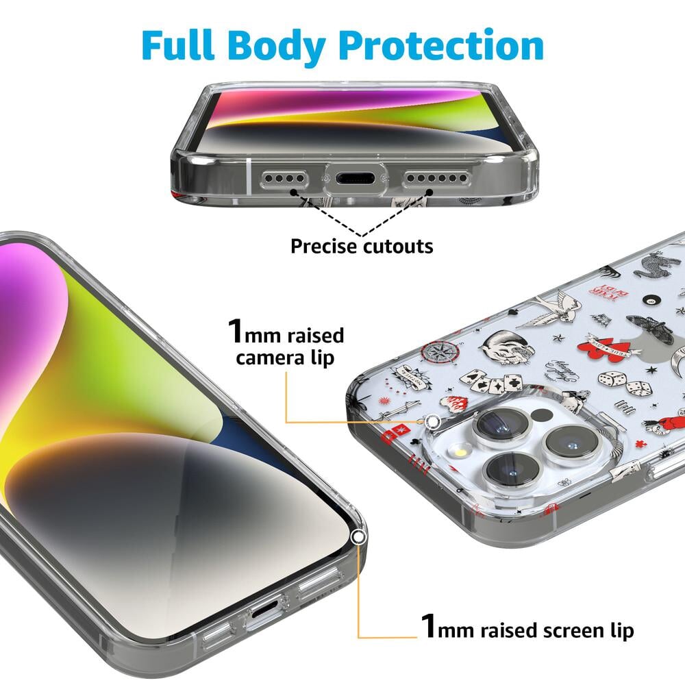 Not a Phase | Clear Flash Tattoo Case