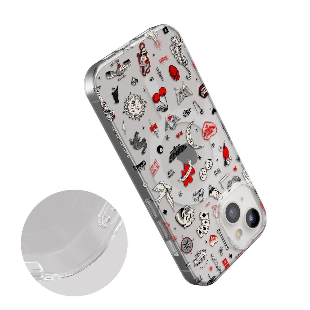 Not a Phase | Clear Flash Tattoo Case