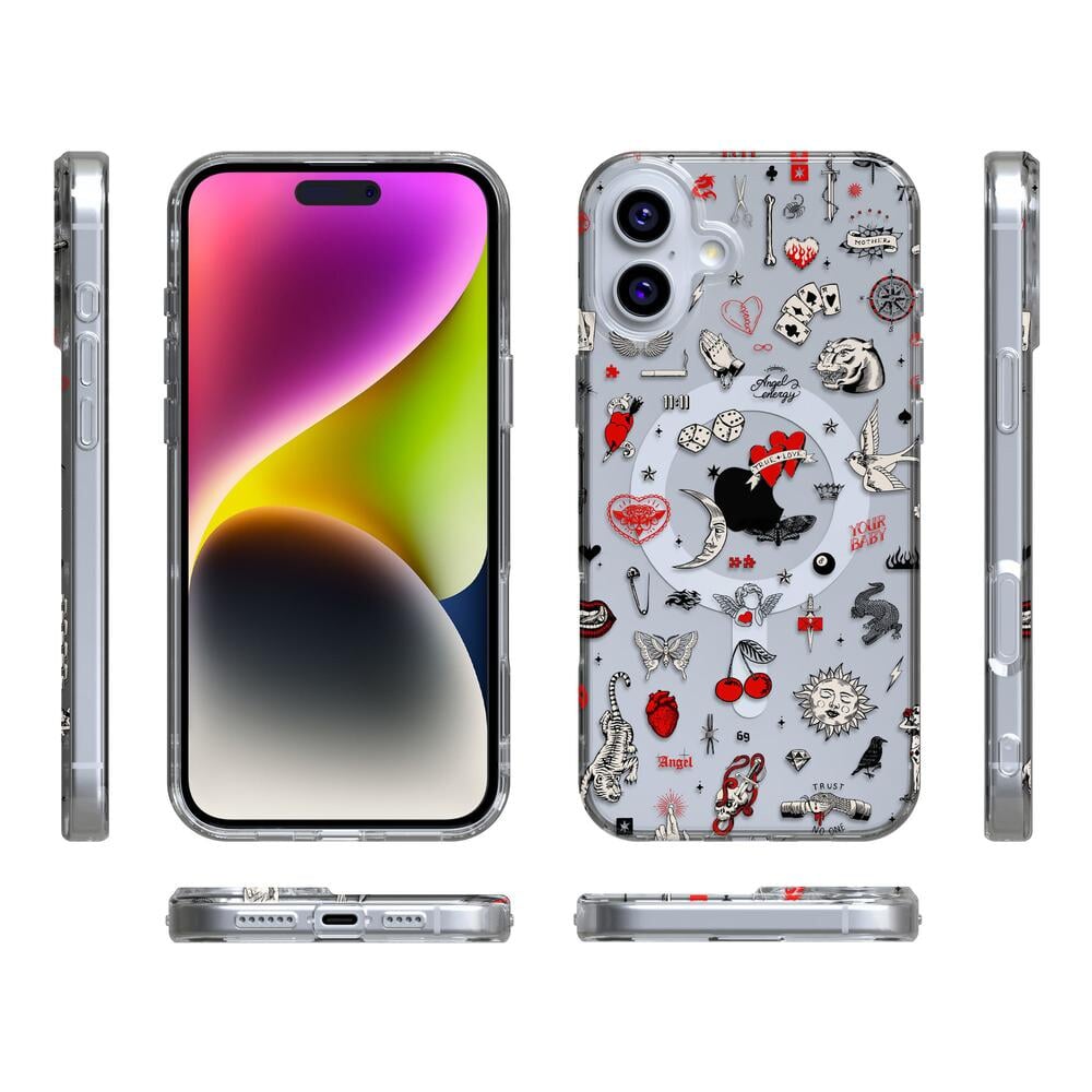 Not a Phase | Clear Flash Tattoo Case