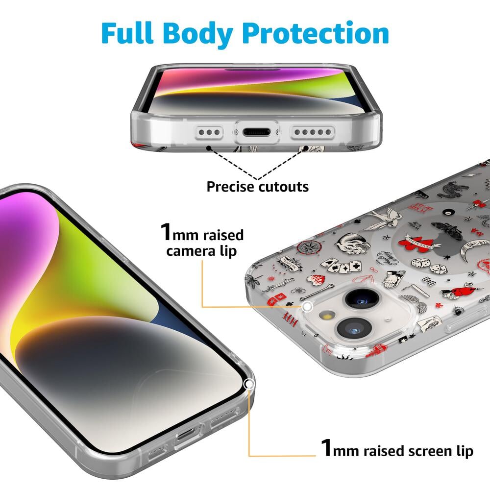 Not a Phase | Clear Flash Tattoo Case