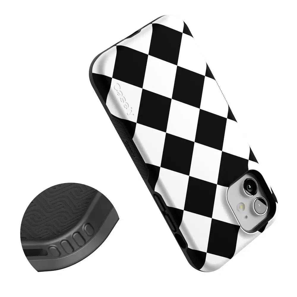 Black Checkerboard | High Contrast Design Case
