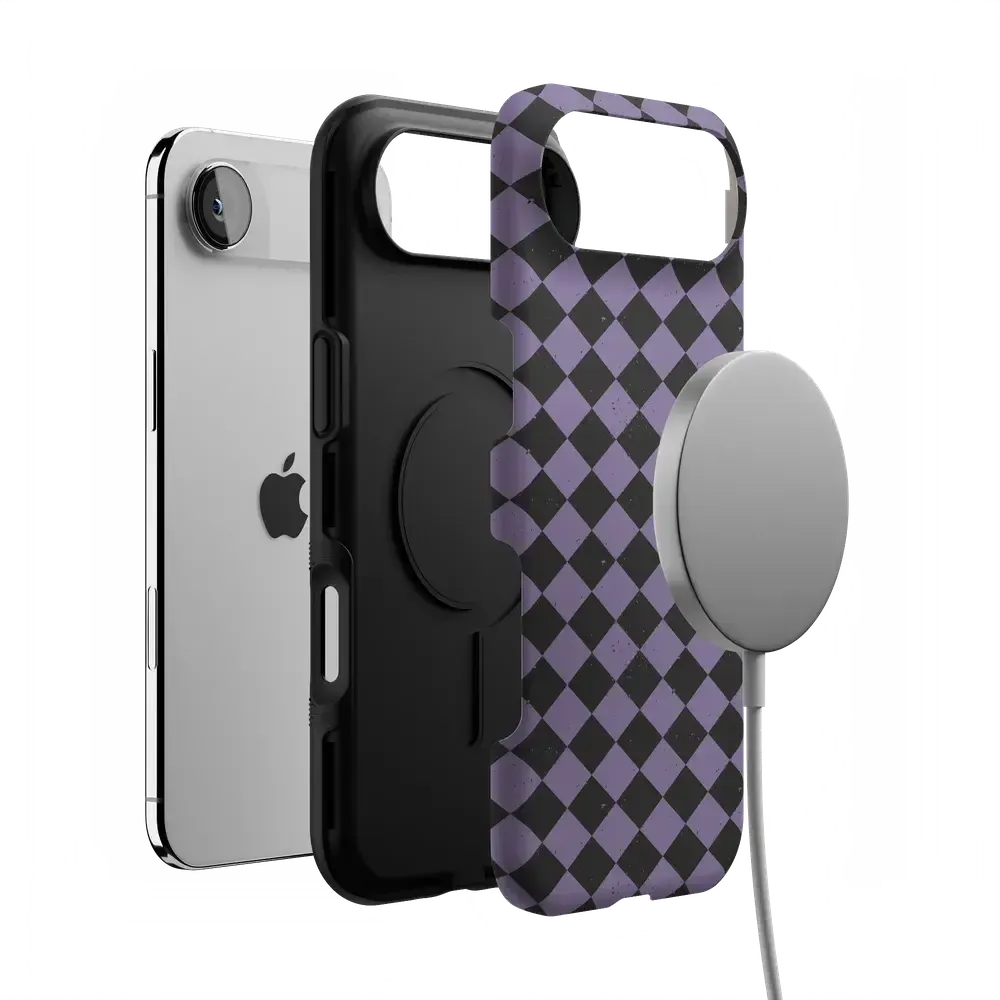 Midnight Hex | Purple Checkered Case