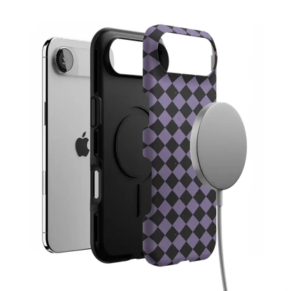 Midnight Hex | Purple Checkered Case