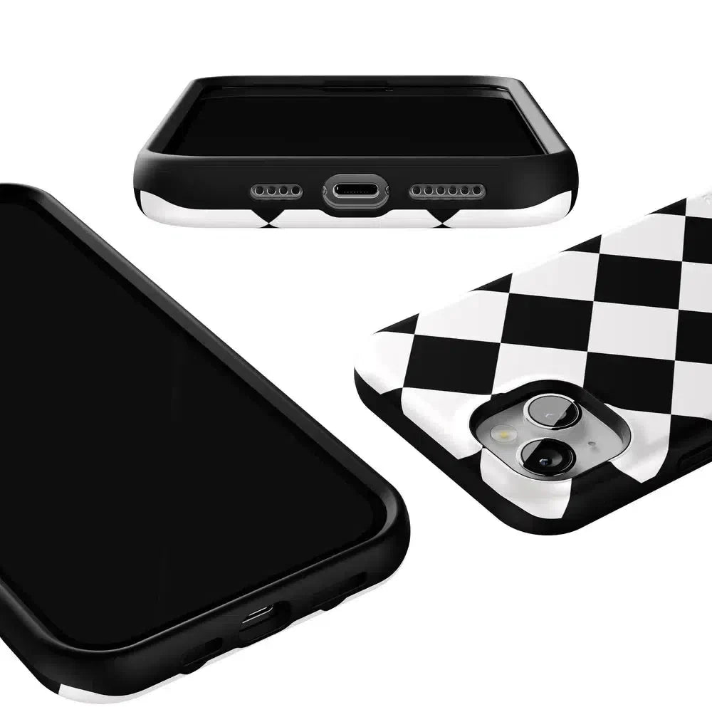 Black Checkerboard | High Contrast Design Case