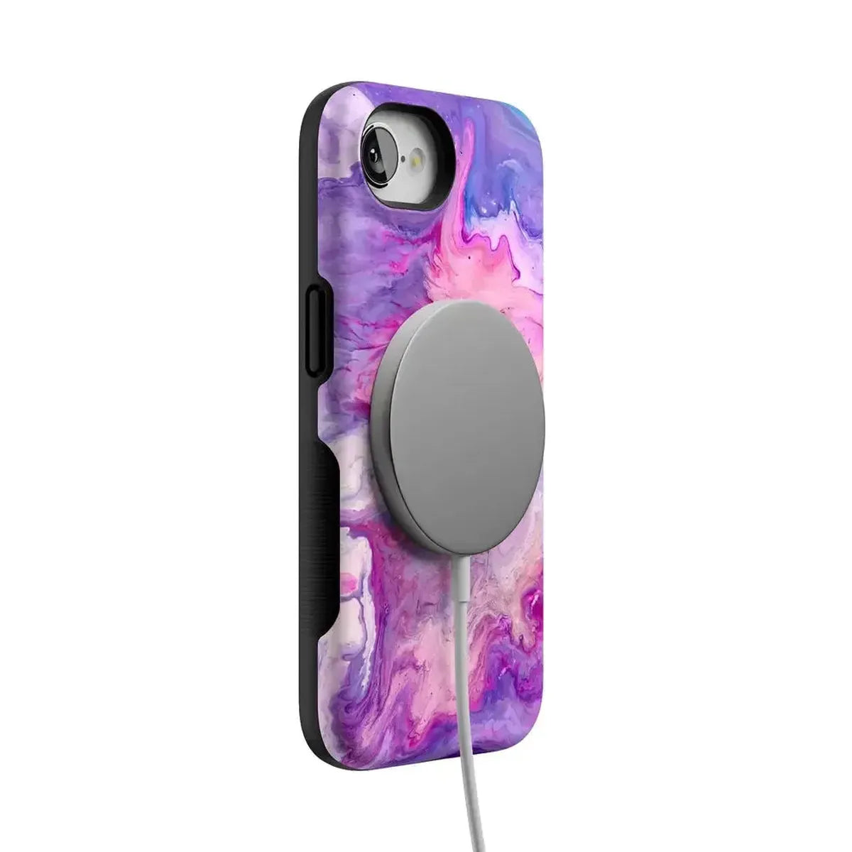 Tie Dying Over You | Purple Marble iPhone Case