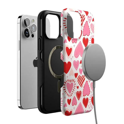 Love Struck | Heart Stickers Case