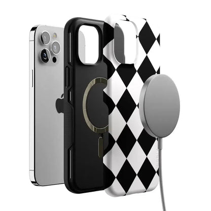Black Checkerboard | High Contrast Design Case