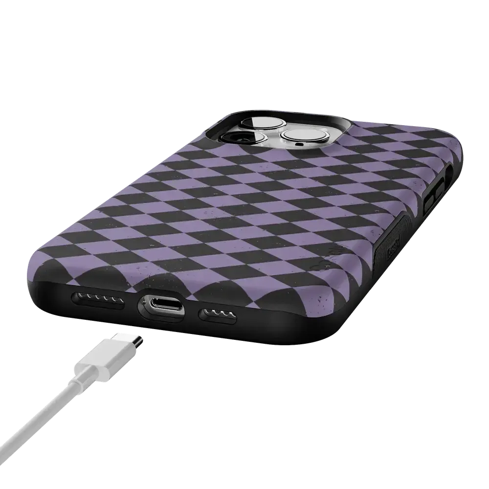 Midnight Hex | Purple Checkered Case