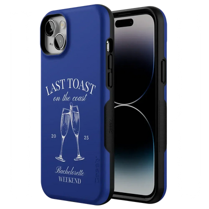 Last Toast | Blue Coastal Bachelorette Case