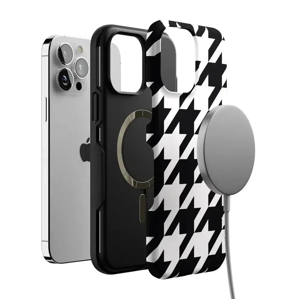 Houndstooth | High Contrast Design Case