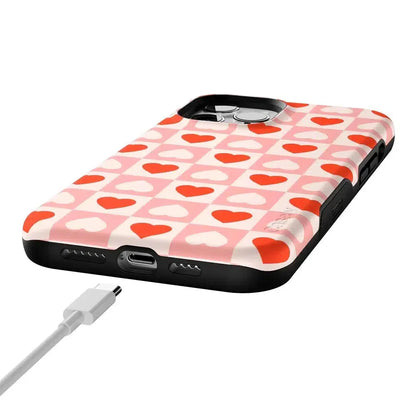 King of My Heart | Checkered Hearts Case