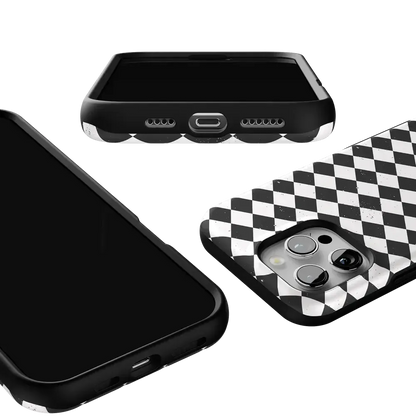 Salem's Hex | Black & White Checkered Case