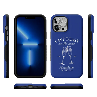 Last Toast | Blue Coastal Bachelorette Case