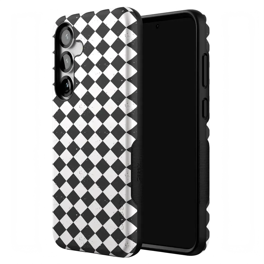 Salem's Hex | Black & White Checkered Case
