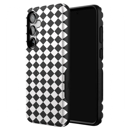 Salem's Hex | Black & White Checkered Case