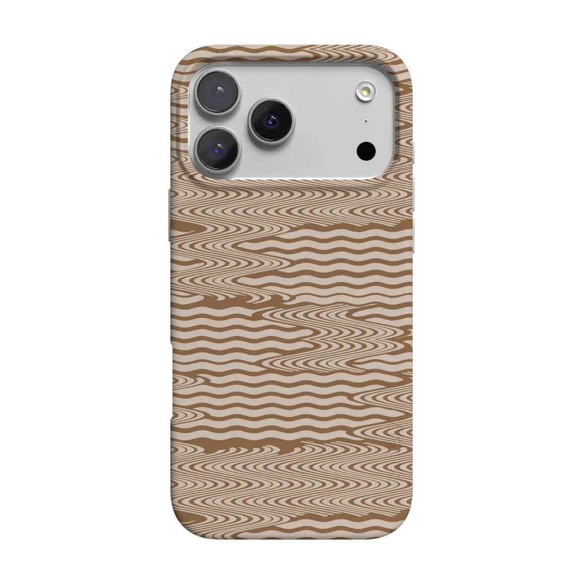 Mocha Ripple | Brown Waves Case