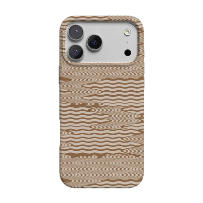 Mocha Ripple | Brown Waves Case