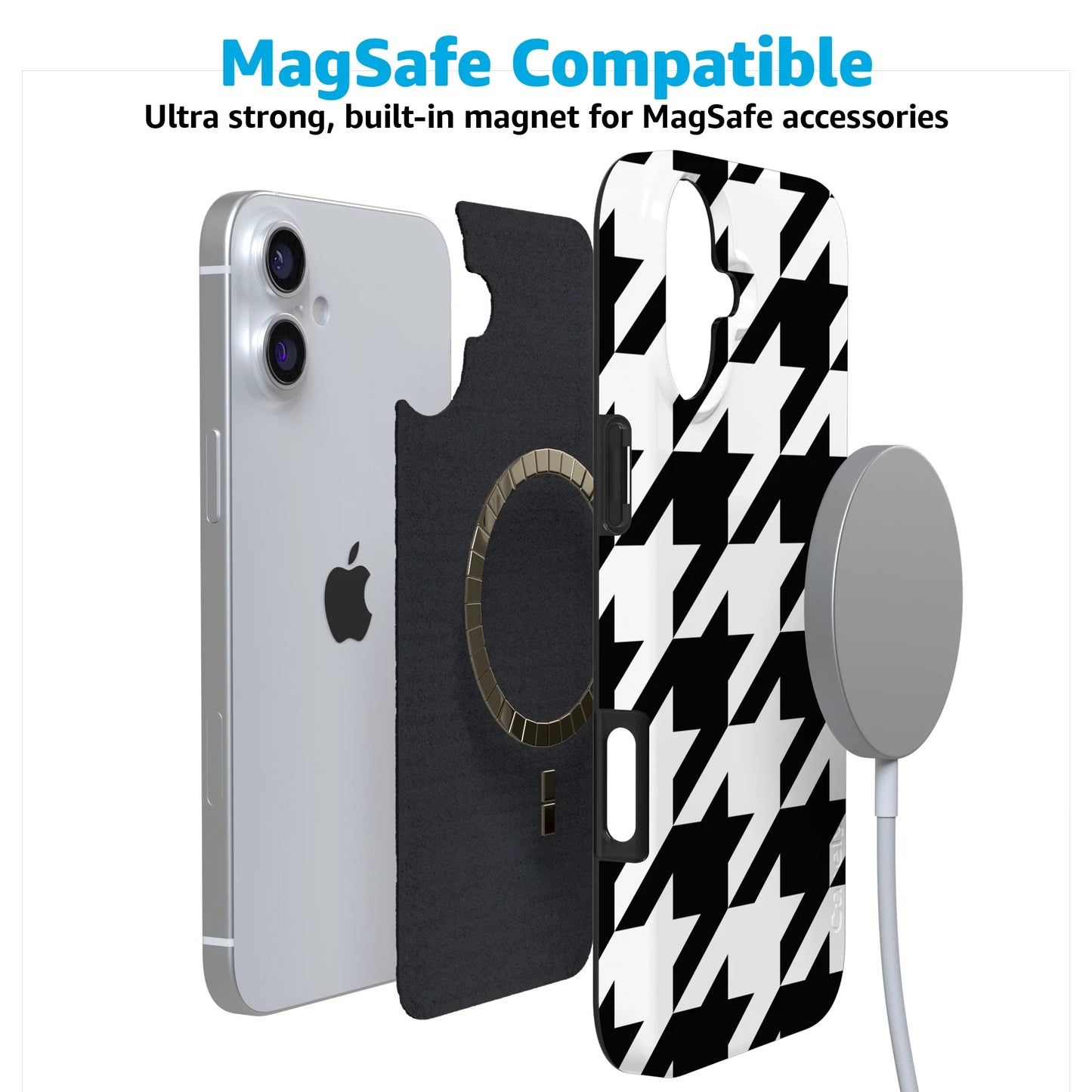 Houndstooth | High Contrast Design Case