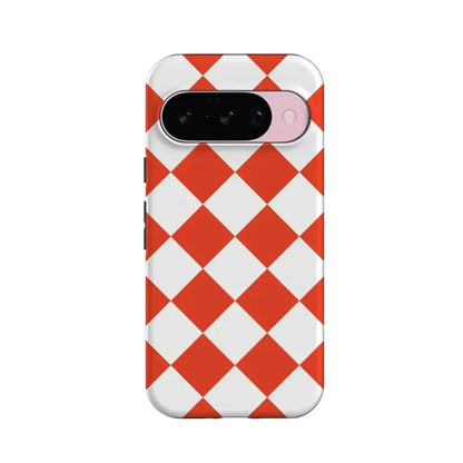 Red Checkerboard | High Contrast Design Case