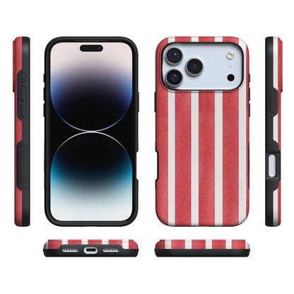 East Coast Summer | Red Stripes Case
