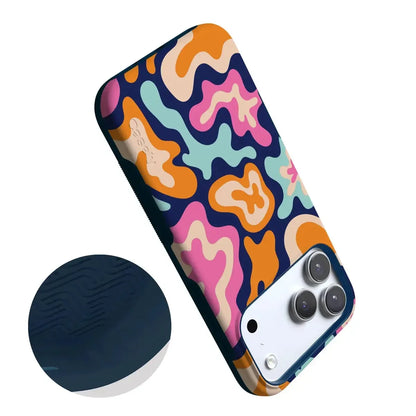 Midnight Color Splash | Abstract Retro Case