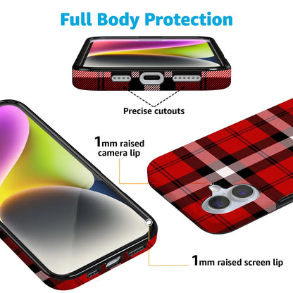 As if! | Red Plaid Case