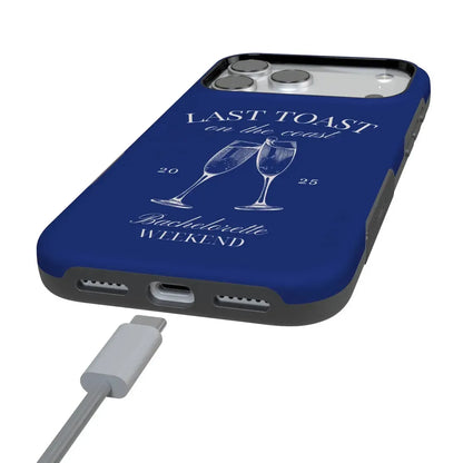 Last Toast | Blue Coastal Bachelorette Case